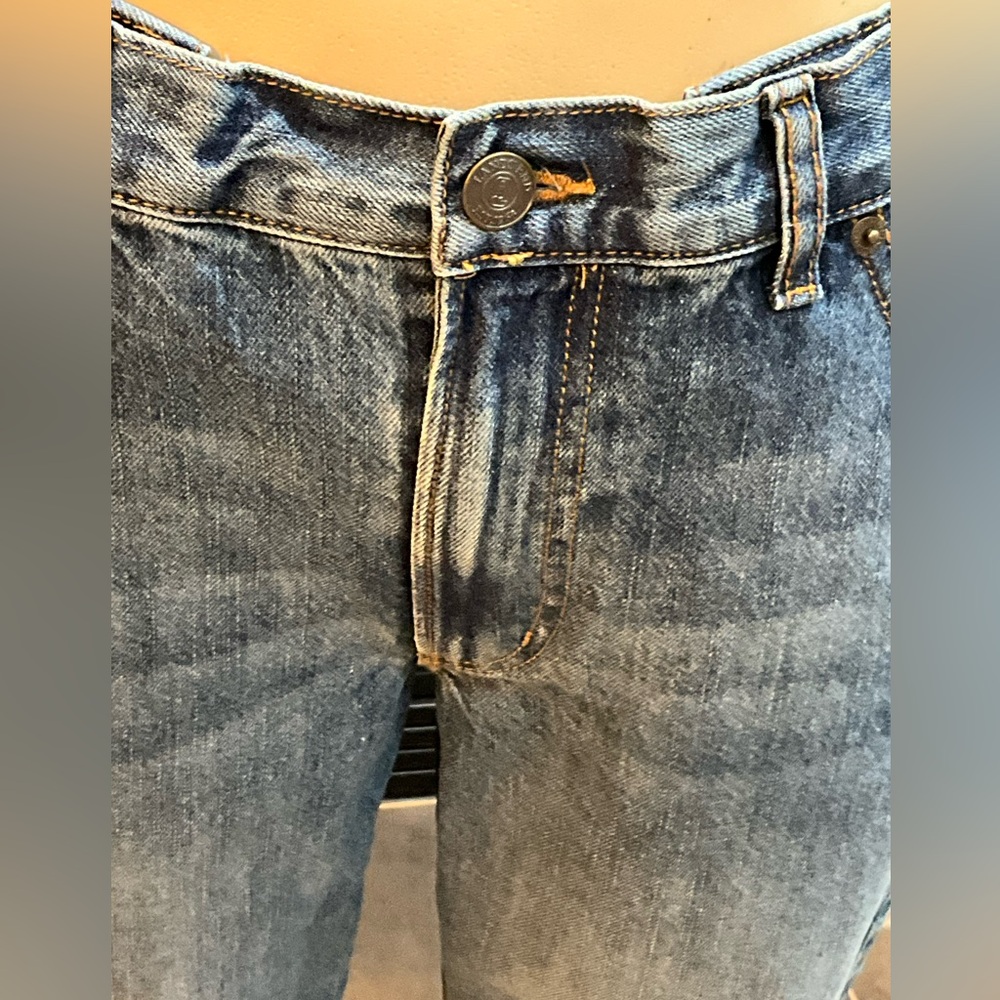 Land’s End Men's Stretch Comfort Waist Traditional Fit Jean 35 - Picture 2 of 7